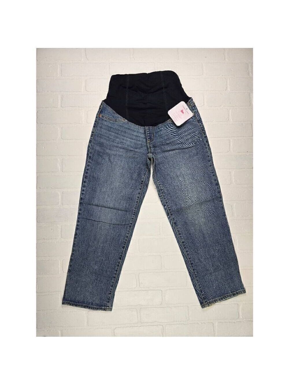 Isabel Maternity Vintage Straight Crossover panel Jeans Size 0